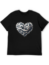 Musical Heart Lightweight Cotton T-Shirt – Daily Comfort Graphic Shirt