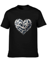 Musical Heart Lightweight Cotton T-Shirt – Daily Comfort Graphic Shirt