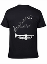 Musical Notes Musician Clef Notes Lightweight Cotton T-Shirt – Daily Comfort Graphic Shirt