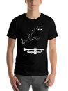 Musical Notes Musician Clef Notes Lightweight Cotton T-Shirt – Daily Comfort Graphic Shirt