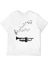 Musical Notes Musician Clef Notes Lightweight Cotton T-Shirt – Daily Comfort Graphic Shirt