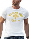 Mustard Seed Faith Gold Lightweight Cotton T-Shirt – Daily Comfort Graphic Shirt