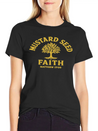 Mustard Seed Faith Gold Lightweight Cotton T-Shirt – Daily Comfort Graphic Shirt