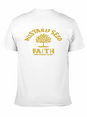 Mustard Seed Faith Gold Lightweight Cotton T-Shirt – Daily Comfort Graphic Shirt