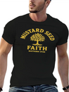 Mustard Seed Faith Gold Lightweight Cotton T-Shirt – Daily Comfort Graphic Shirt