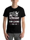 My Biggest Reason For Living Calls Me Nonie Lightweight Cotton T-Shirt – Daily Comfort Graphic Shirt