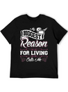 My Biggest Reason For Living Calls Me Nonie Lightweight Cotton T-Shirt – Daily Comfort Graphic Shirt