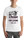 My Biggest Reason For Living Calls Me Nonie Lightweight Cotton T-Shirt – Daily Comfort Graphic Shirt