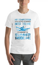 My Competition Is Not Against The Swimmer Lightweight Cotton T-Shirt – Daily Comfort Graphic Shirt
