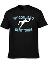 My Goal Is To Deny Yours Funny Soccer Goalkeeper Lightweight Cotton T-Shirt – Daily Comfort Graphic Shirt