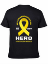 My Granddaughter Is My Hero Ewings Sarcoma Lightweight Cotton T-Shirt – Daily Comfort Graphic Shirt