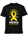 My Granddaughter Is My Hero Ewings Sarcoma Lightweight Cotton T-Shirt – Daily Comfort Graphic Shirt