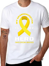 My Granddaughter Is My Hero Ewings Sarcoma Lightweight Cotton T-Shirt – Daily Comfort Graphic Shirt
