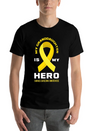 My Granddaughter Is My Hero Ewings Sarcoma Lightweight Cotton T-Shirt – Daily Comfort Graphic Shirt