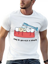 My Teeth Need A Shower Funny Shirt Lightweight Cotton T-Shirt – Daily Comfort Graphic Shirt