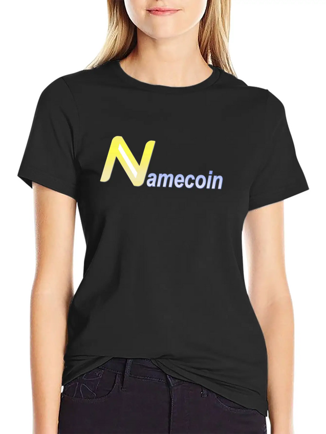 Namecoin G Gold A4 3D Lightweight Cotton T-Shirt – Daily Comfort Graphic Shirt