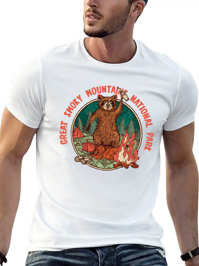 National Park United States Conservation Lightweight Cotton T-Shirt – Daily Comfort Graphic Shirt