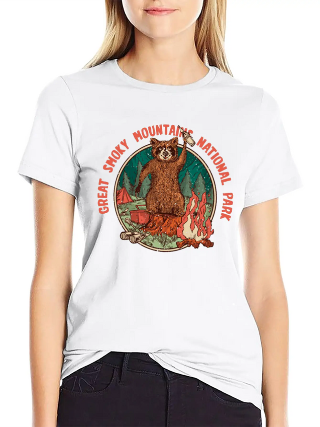National Park United States Conservation Lightweight Cotton T-Shirt – Daily Comfort Graphic Shirt