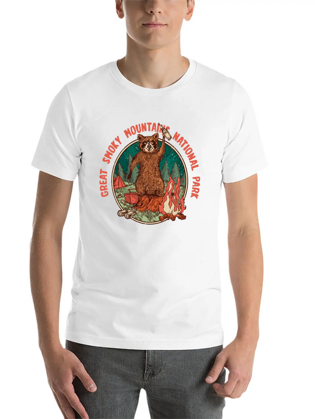 National Park United States Conservation Lightweight Cotton T-Shirt – Daily Comfort Graphic Shirt