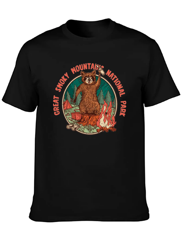 National Park United States Conservation Lightweight Cotton T-Shirt – Daily Comfort Graphic Shirt