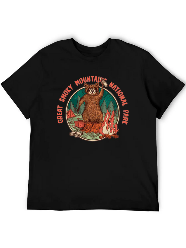 National Park United States Conservation Lightweight Cotton T-Shirt – Daily Comfort Graphic Shirt