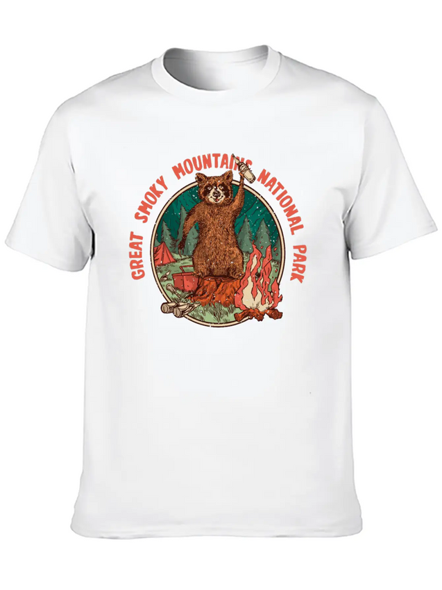 National Park United States Conservation Lightweight Cotton T-Shirt – Daily Comfort Graphic Shirt