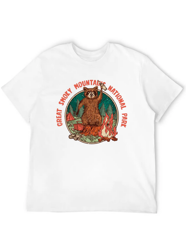 National Park United States Conservation Lightweight Cotton T-Shirt – Daily Comfort Graphic Shirt