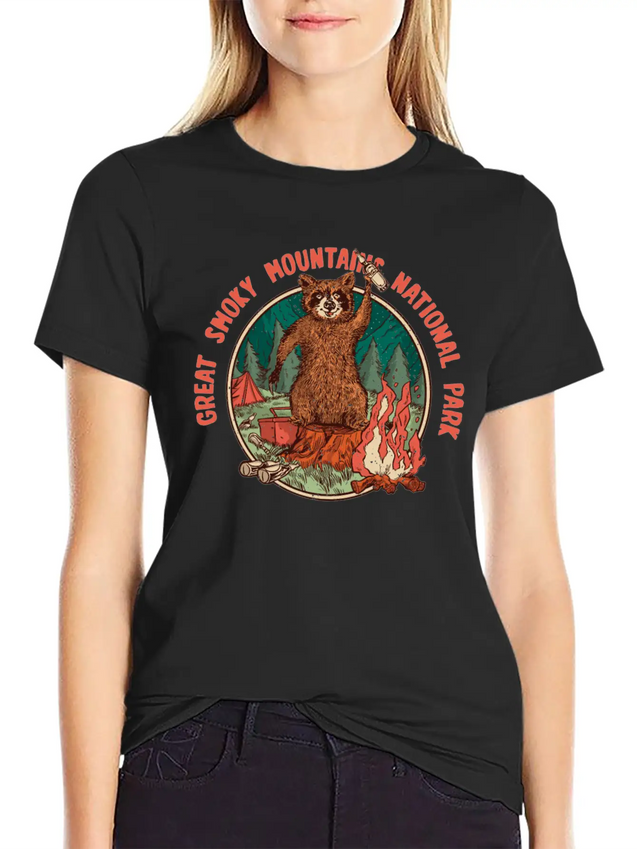 National Park United States Conservation Lightweight Cotton T-Shirt – Daily Comfort Graphic Shirt