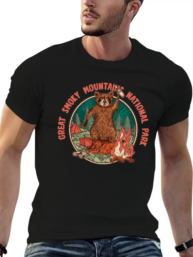 National Park United States Conservation Lightweight Cotton T-Shirt – Daily Comfort Graphic Shirt