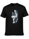 Native American Wolf With Art Dreamcatcher Lightweight Cotton T-Shirt – Daily Comfort Graphic Shirt