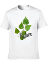 Nature Leaf Lightweight Cotton T-Shirt – Daily Comfort Graphic Shirt