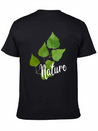 Nature Leaf Lightweight Cotton T-Shirt – Daily Comfort Graphic Shirt