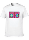 Neon Color 90 Dj Table Lightweight Cotton T-Shirt – Daily Comfort Graphic Shirt
