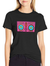 Neon Color 90 Dj Table Lightweight Cotton T-Shirt – Daily Comfort Graphic Shirt