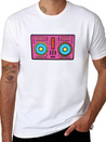 Neon Color 90 Dj Table Lightweight Cotton T-Shirt – Daily Comfort Graphic Shirt