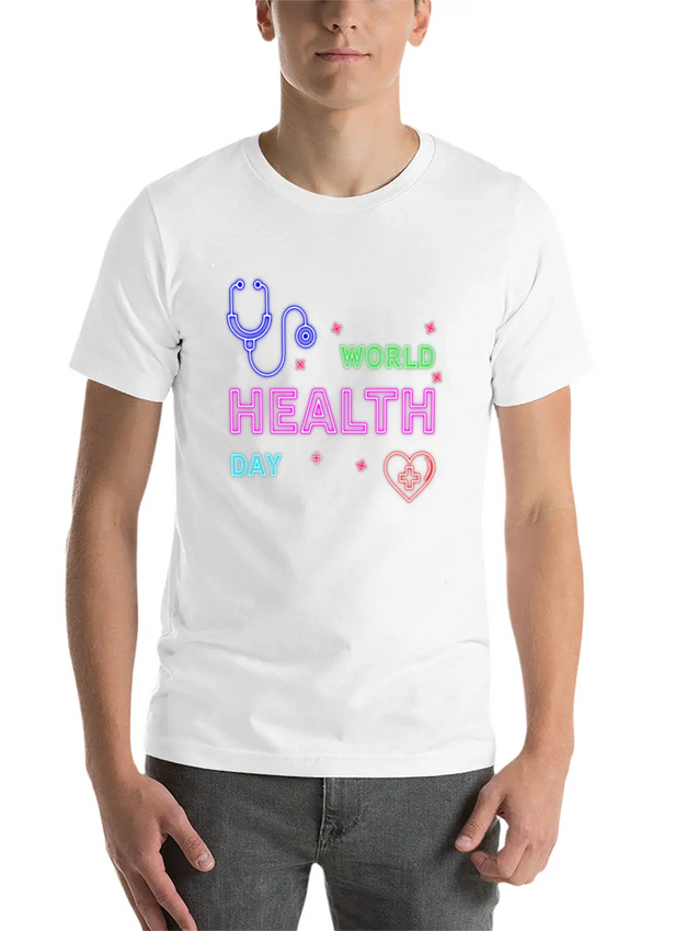 Neon Design Lightweight Cotton T-Shirt – Daily Comfort Graphic Shirt