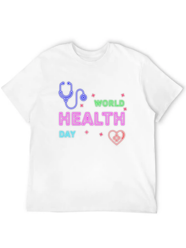 Neon Design Lightweight Cotton T-Shirt – Daily Comfort Graphic Shirt