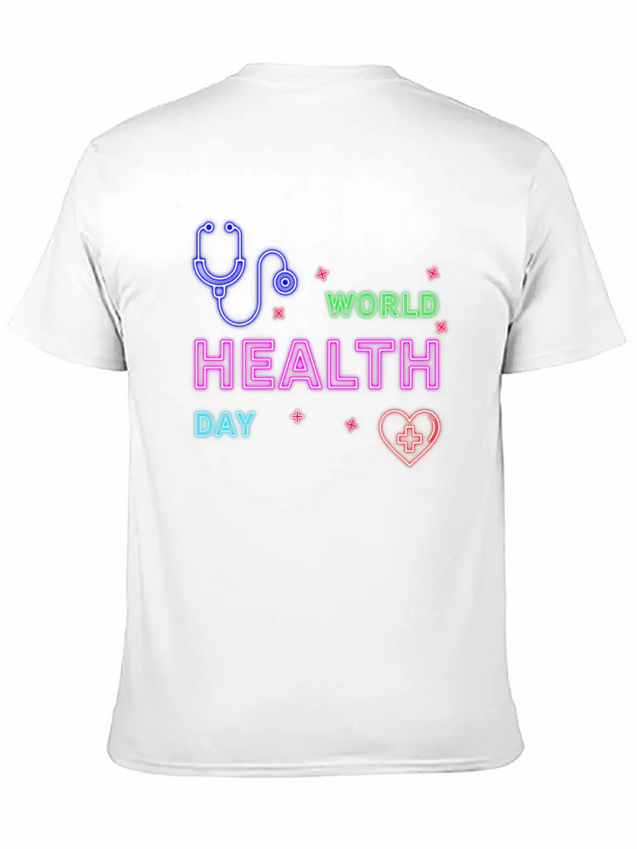 Neon Design Lightweight Cotton T-Shirt – Daily Comfort Graphic Shirt