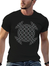 Neon Hemisphere Shape Lightweight Cotton T-Shirt – Daily Comfort Graphic Shirt