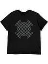 Neon Hemisphere Shape Lightweight Cotton T-Shirt – Daily Comfort Graphic Shirt