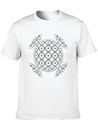 Neon Hemisphere Shape Lightweight Cotton T-Shirt – Daily Comfort Graphic Shirt
