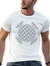 Neon Hemisphere Shape Lightweight Cotton T-Shirt – Daily Comfort Graphic Shirt