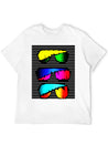 Neon Stunner Shades Lightweight Cotton T-Shirt – Daily Comfort Graphic Shirt