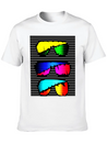 Neon Stunner Shades Lightweight Cotton T-Shirt – Daily Comfort Graphic Shirt