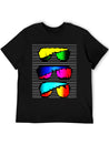 Neon Stunner Shades Lightweight Cotton T-Shirt – Daily Comfort Graphic Shirt