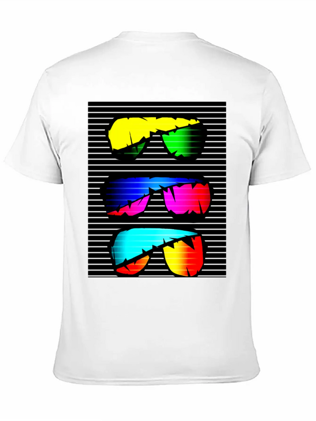 Neon Stunner Shades Lightweight Cotton T-Shirt – Daily Comfort Graphic Shirt