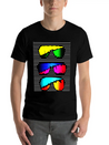 Neon Stunner Shades Lightweight Cotton T-Shirt – Daily Comfort Graphic Shirt