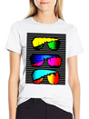 Neon Stunner Shades Lightweight Cotton T-Shirt – Daily Comfort Graphic Shirt