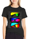 Neon Stunner Shades Lightweight Cotton T-Shirt – Daily Comfort Graphic Shirt