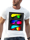Neon Stunner Shades Lightweight Cotton T-Shirt – Daily Comfort Graphic Shirt